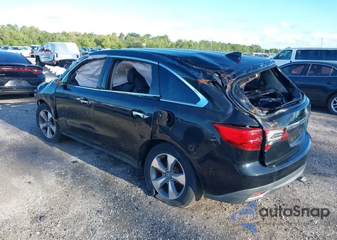 2016 Acura Mdx 3.5L (A9)/W/Acurawatch Plus из США, поврежденный, VIN 5FRYD4H29GB002151